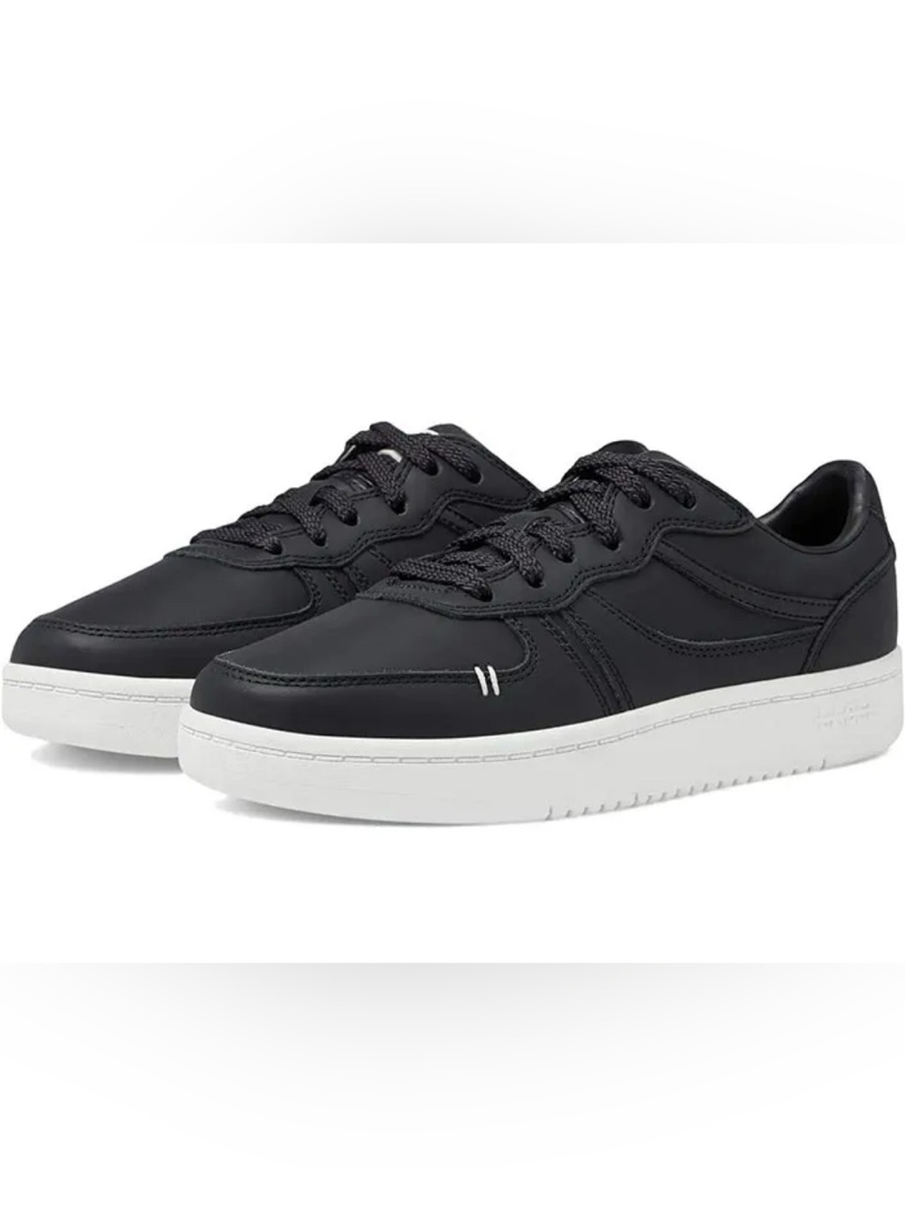 LABEL Go-To Low Shoes Classic Streetwear Black Leather Sneakers Men’s 8.5 New